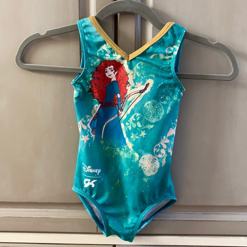 Disney GK gymnastics leotard size CXS kids